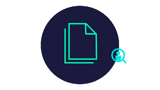 Person presenting against a blue studio backdrop, gesturing while speaking.