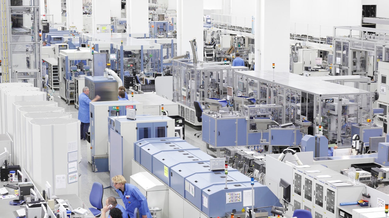Siemens Electronics Works Amberg facility.