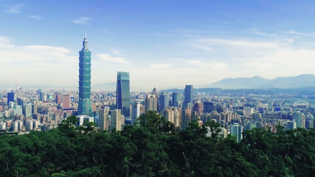 Taiwan landscape and cityscape.