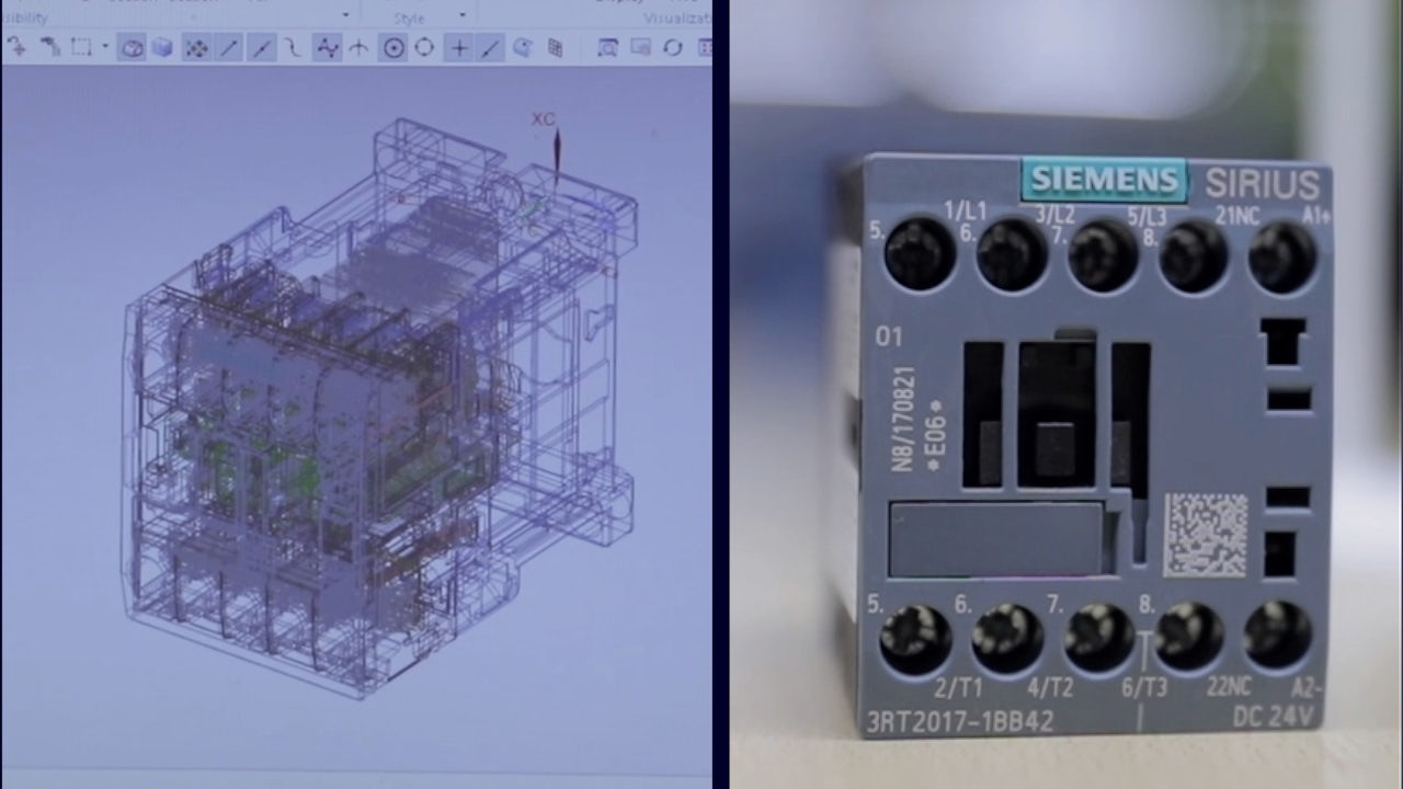 A visual representation of a product development process with various stages and icons.