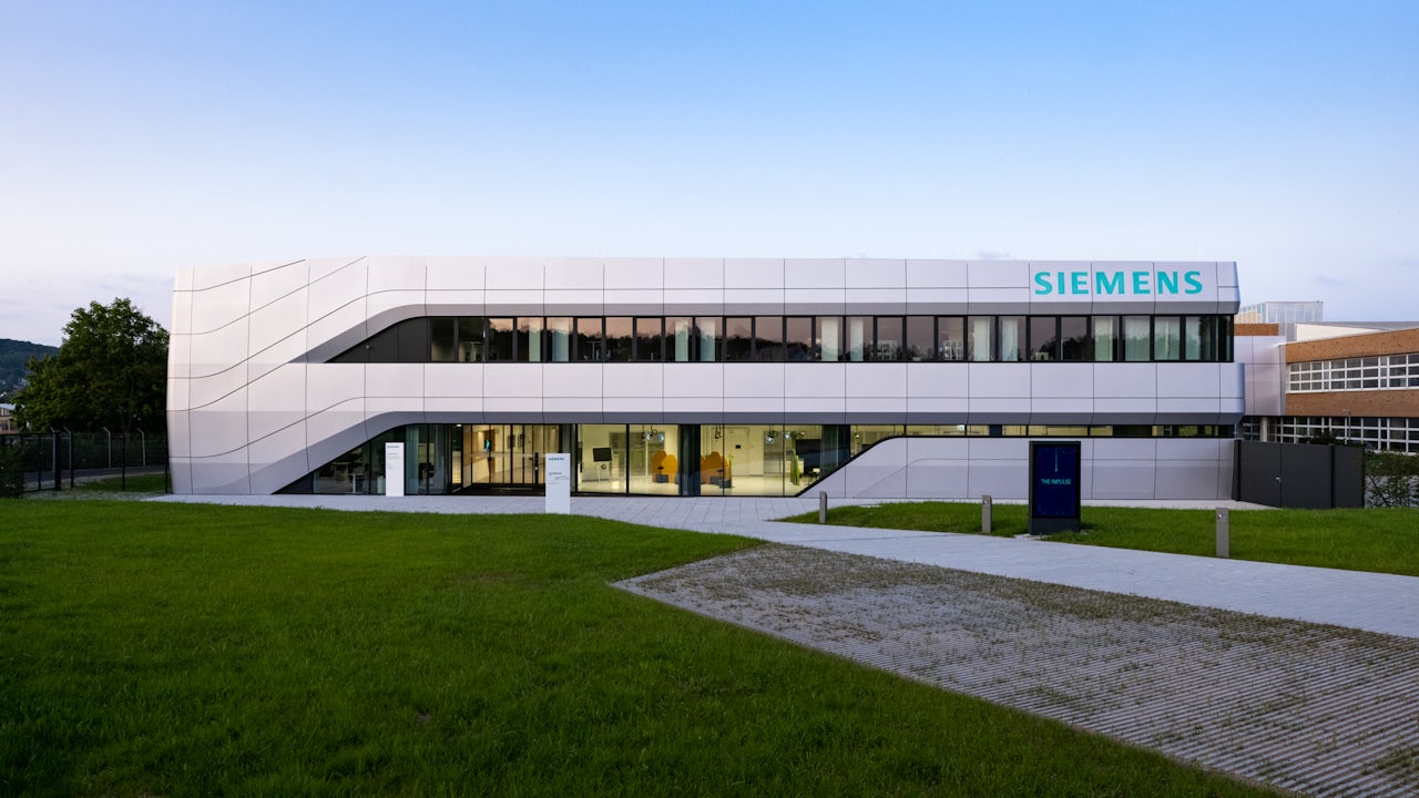 The Siemens Amberg visitor center.