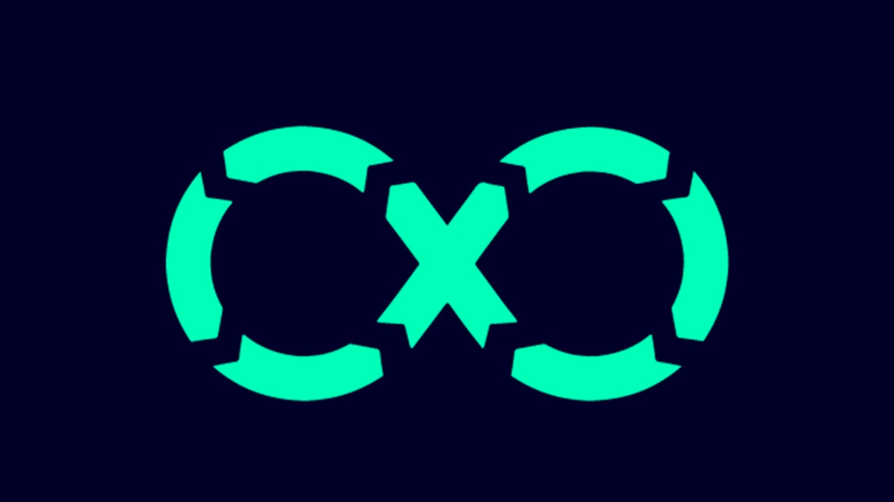 A person stands in front of a large screen displaying a sustainability report with various graphs and data.