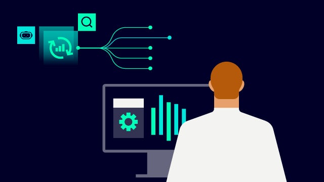 The illustration shows how the optimization phase enhances energy efficiency, reduces downtime, and increases transparency with the help of Industrial AI