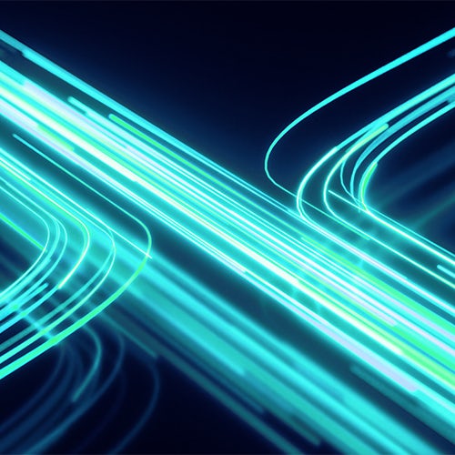 Diagram showing interconnected hexagons with icons, representing a partner ecosystem or data flow concept
