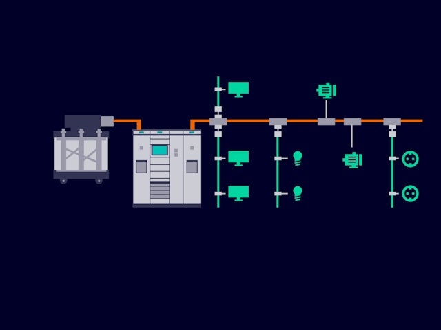 shows the advantages of busbar trunking systems vs cable connections