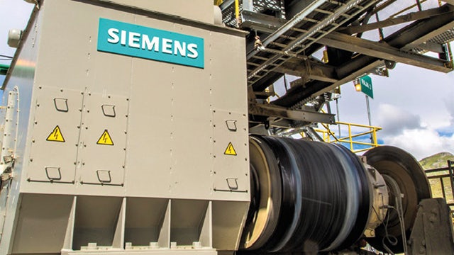 A magazine cover featuring an article about the cement industry with a focus on minerals.