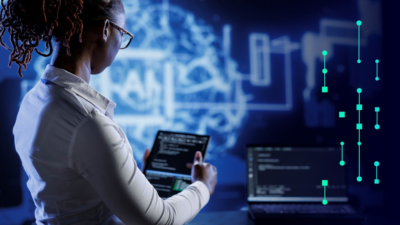 A cloud security image with a digital lock icon and a cloud symbol in the center.