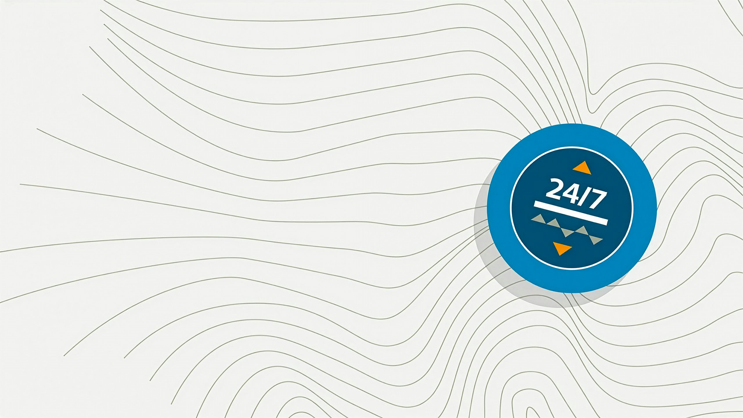 A visual representation of a compliance key visual with a person in the center, surrounded by various icons and text.