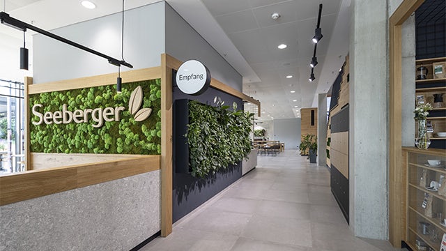 Entrance to Seeberger office.