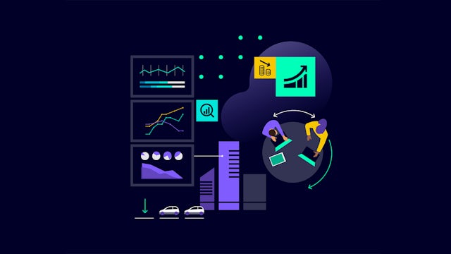 A data-driven space optimization solution is being presented with a visual representation of a room layout.
