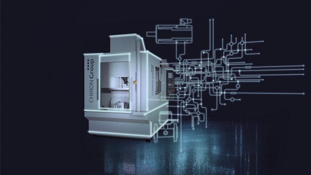 An illustration of a data machine with lines sending data from the machine.