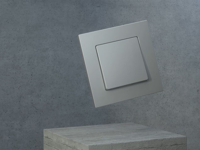 A screenshot of a video showing switches and sockets in a room.