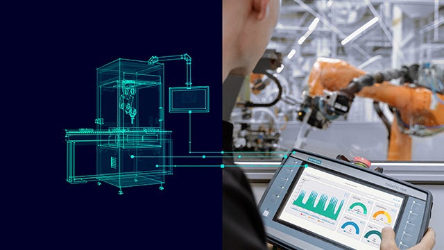 An engineer envisions how a digital twin of a factory production process can enhance performance.