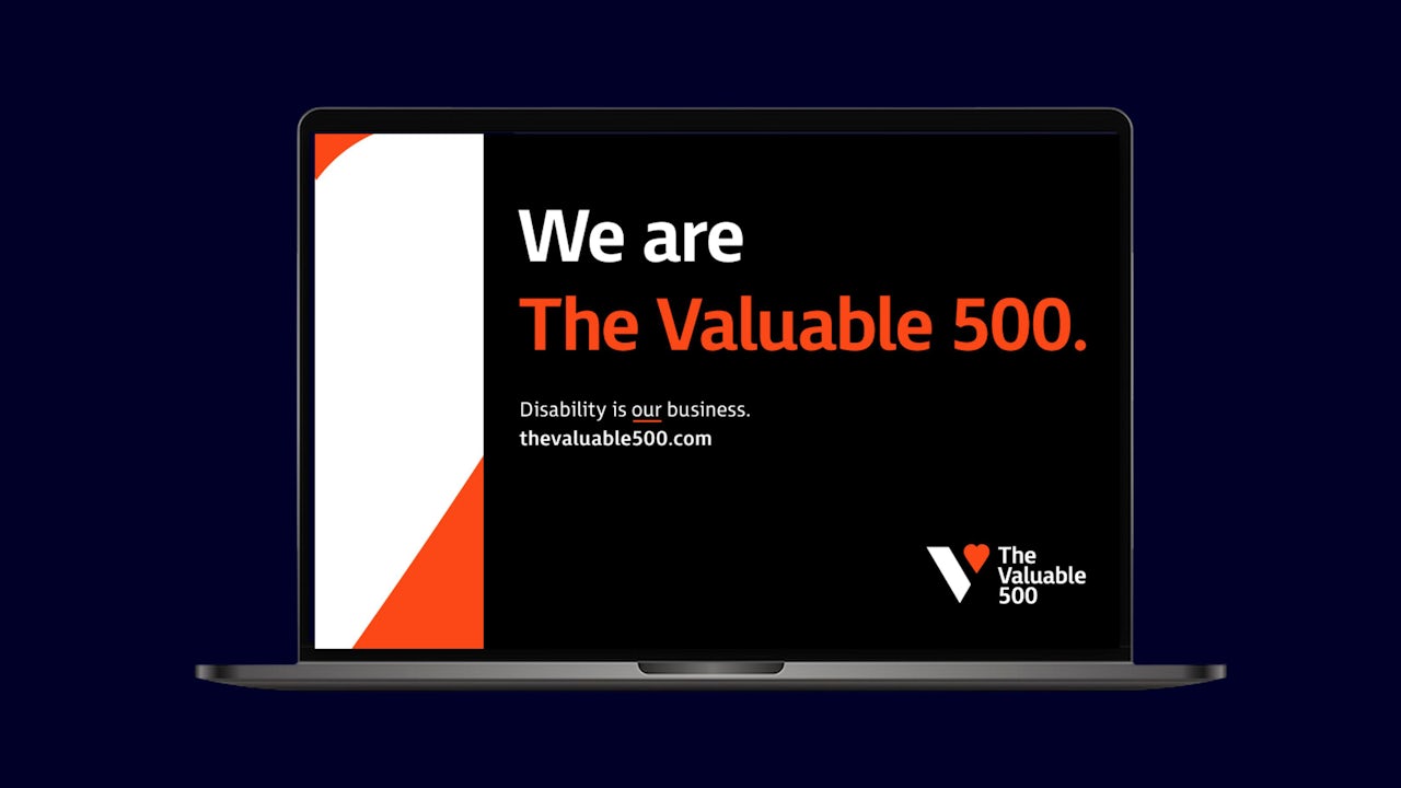 Diverse people with and without disabilities standing together, promoting inclusivity and accessibility.