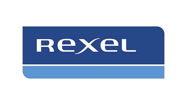 Rexel logo.