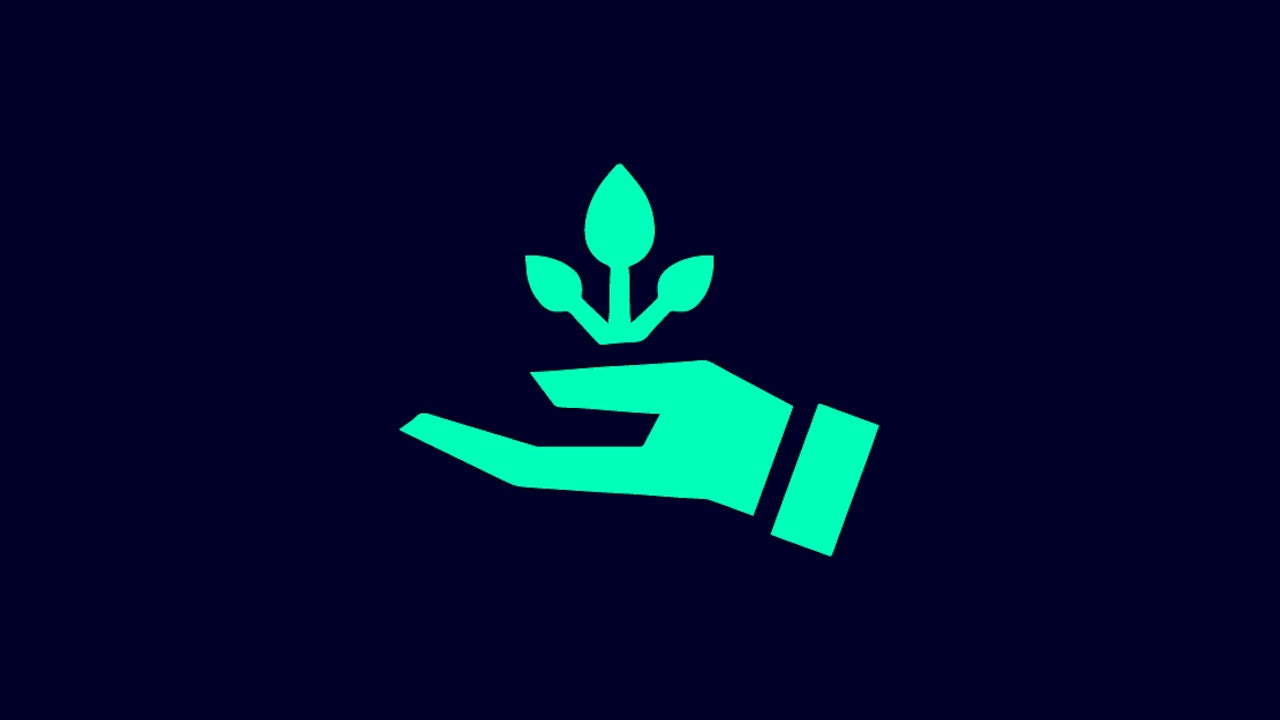 A person is driving a car on a winding road with a blurred background.