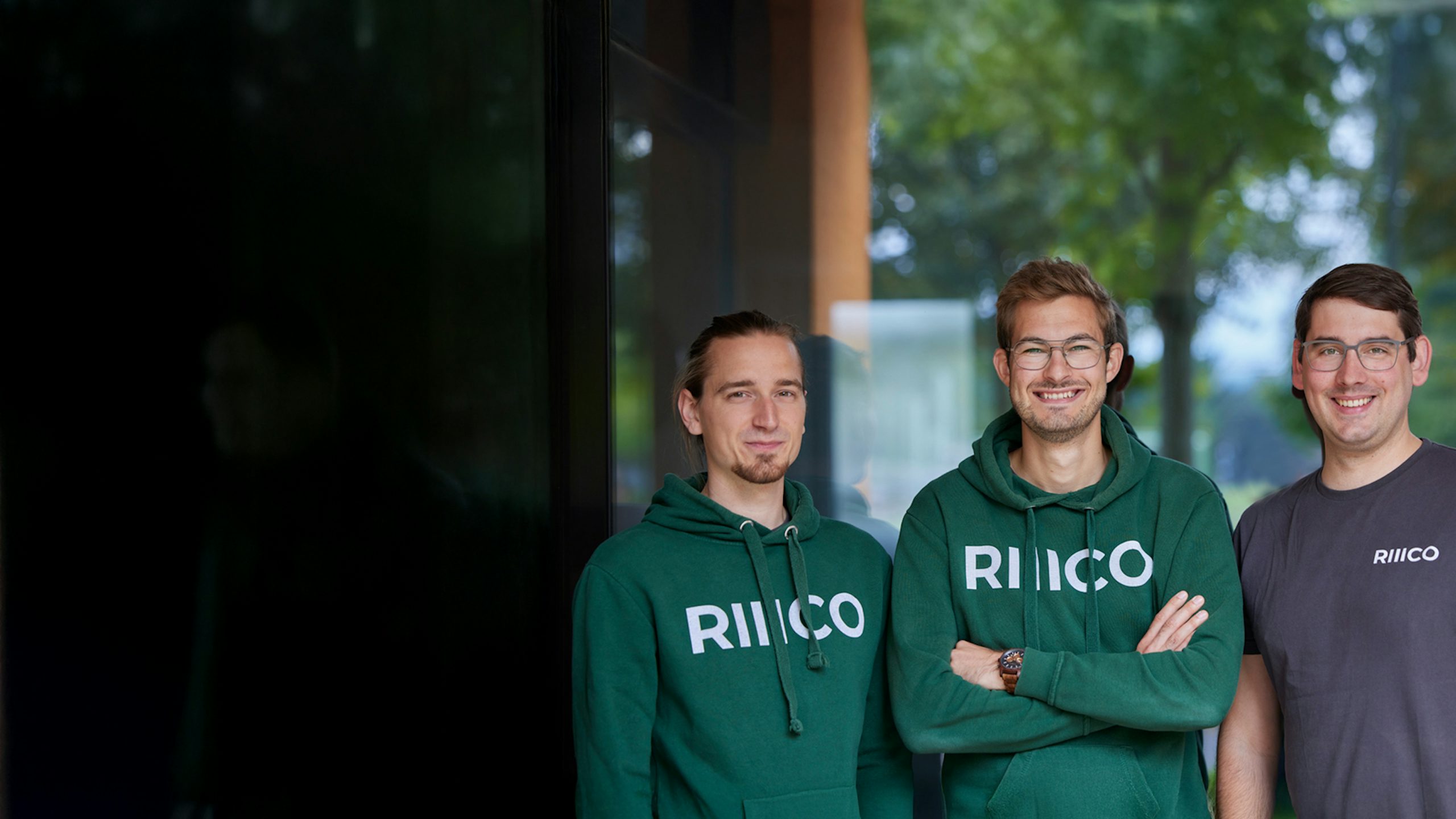 Jan Büchsschütz and two of his RIIICO co-founders.