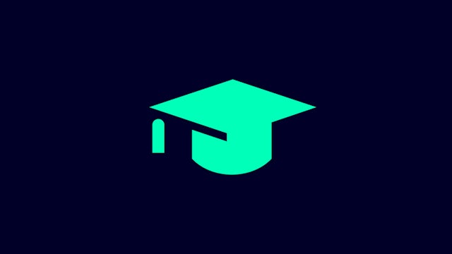 Icon of a graduation hat.