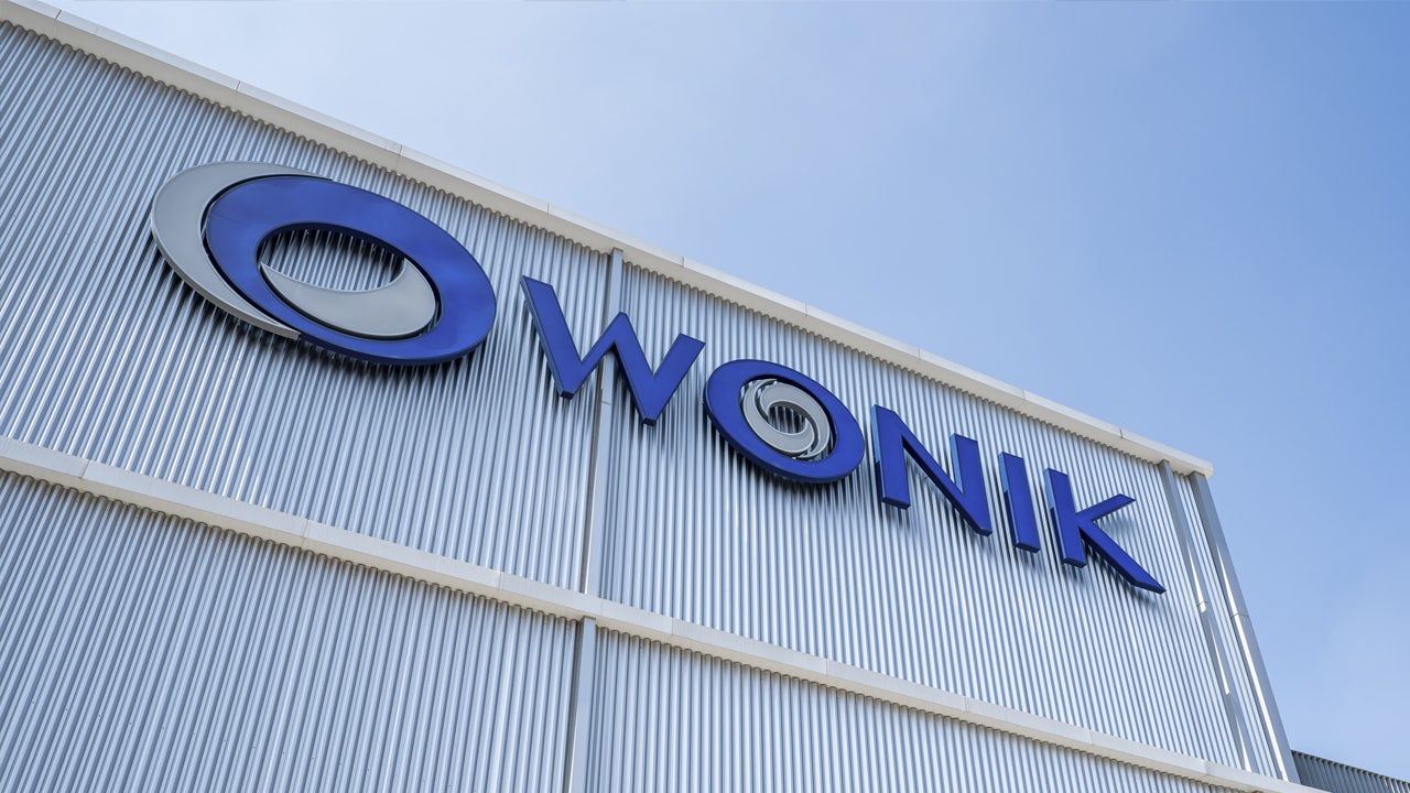 WONIK sign on a building