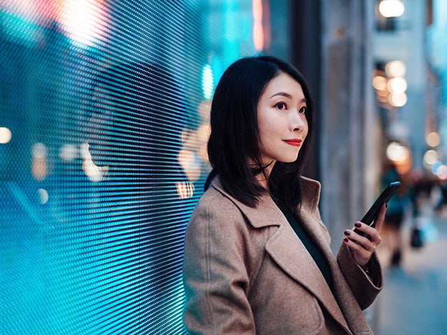 The image shows a fire safety services key visual product promo with a fire extinguisher and a safety sign.