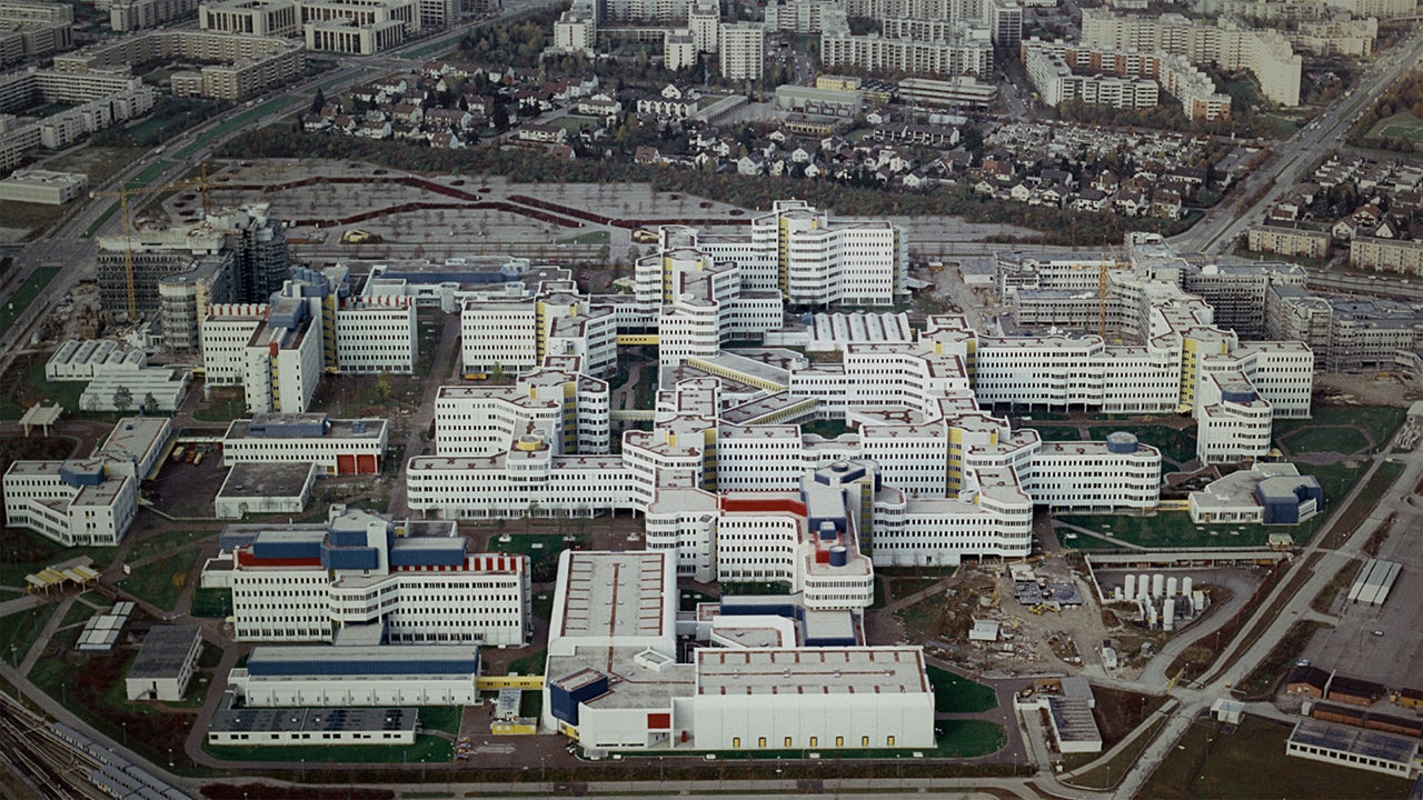 The Munich-Perlach site, 1987.</br>