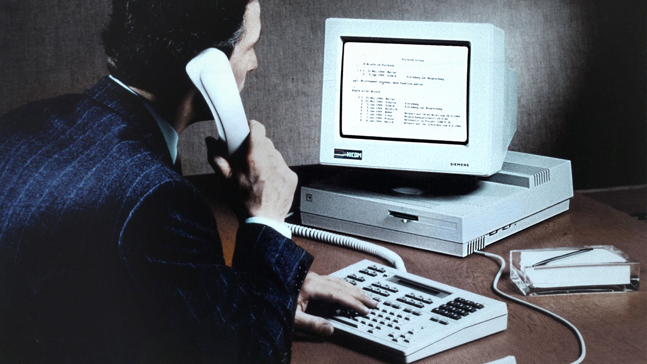 Hicom terminal, 1984.</br>