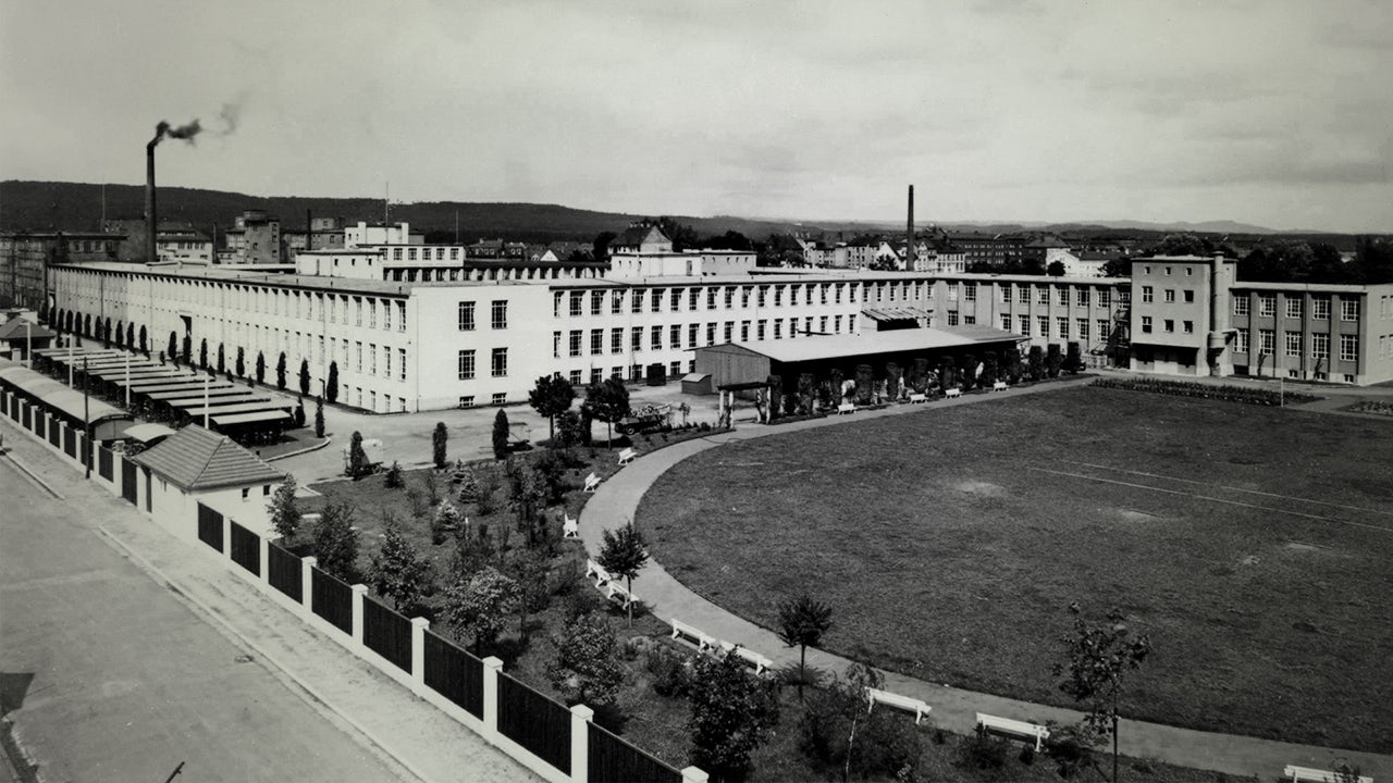 Siemens-Reiniger-Werke in Erlangen, 1939.