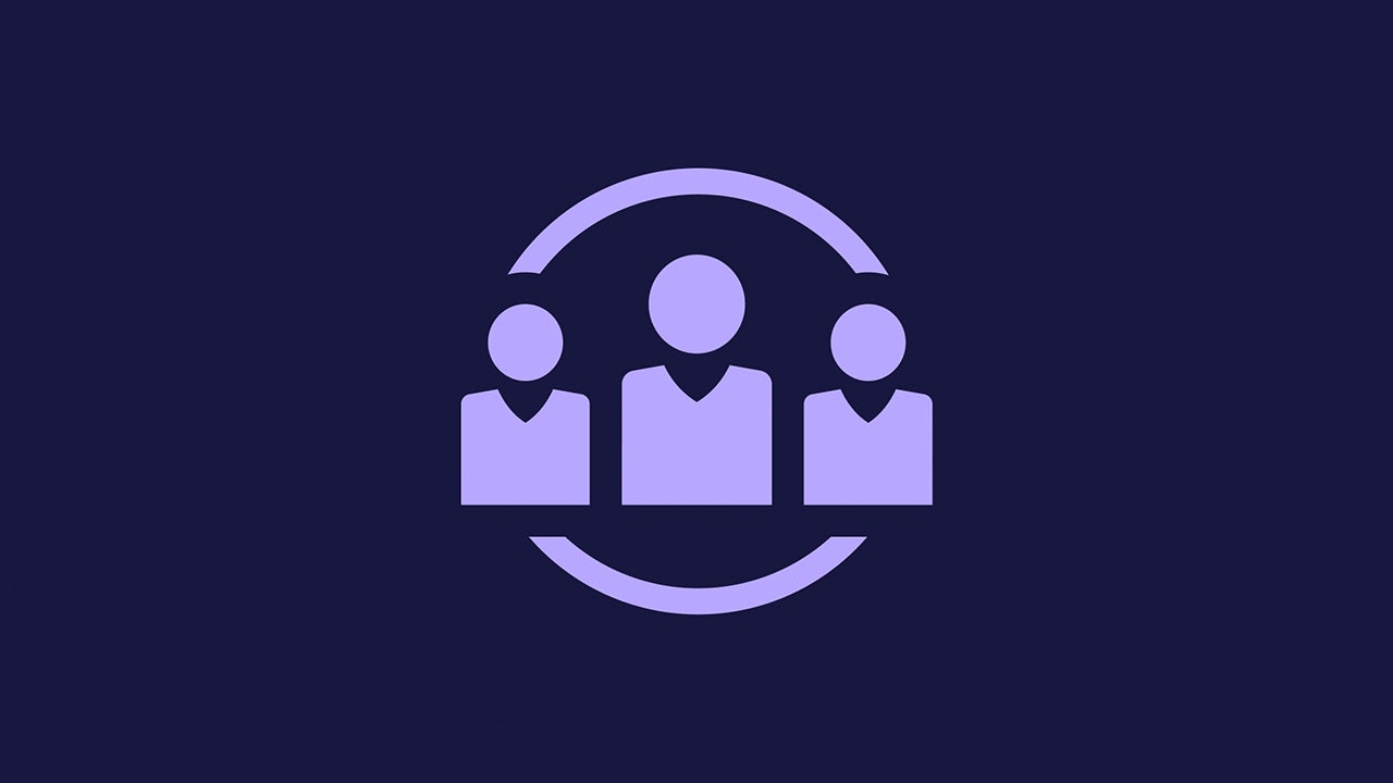 Icon with three people