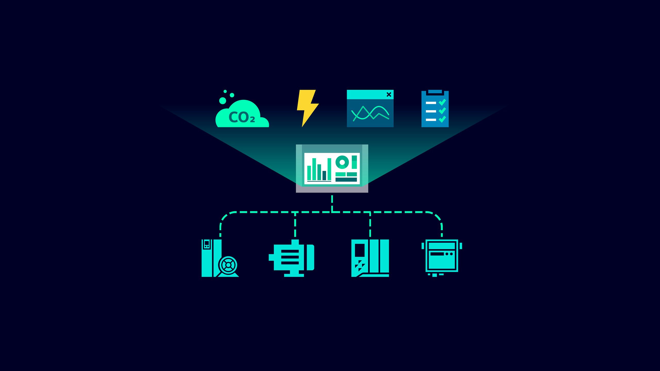 A visual representation of IT and OT integration with a focus on key visual elements.