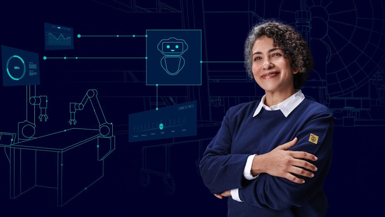 A Siemens advertisement featuring a person in a lab coat working with a machine.