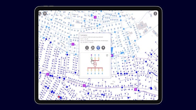 Siemens digital transformation of a secondary substation with a focus on automation and control systems.