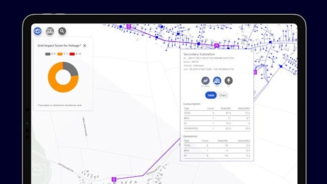 A screenshot of a grid model building interface with various options and settings displayed.