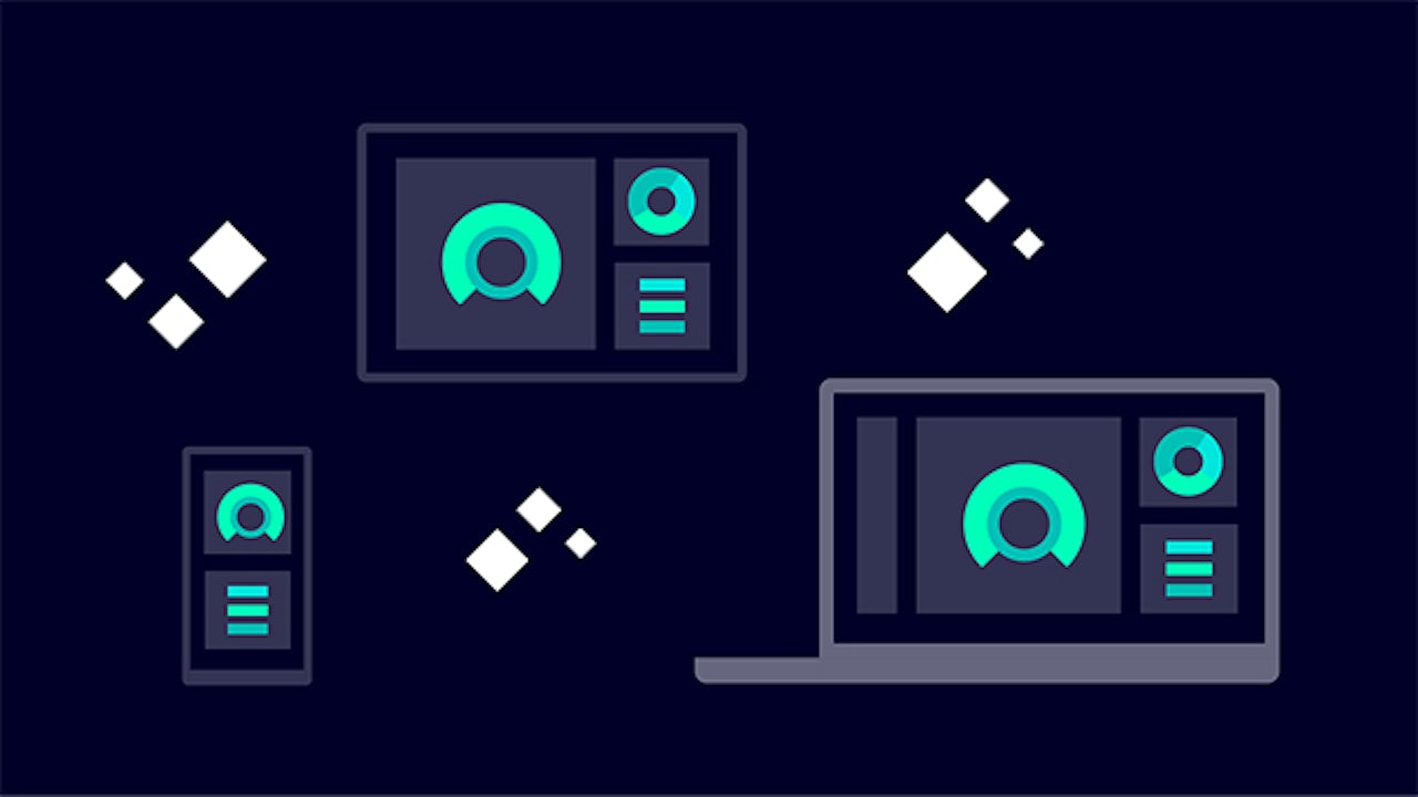 Tablet, mobile device, and laptop with HMI unified panels