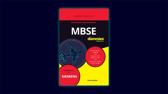 Cover of MBSE for Dummies book.