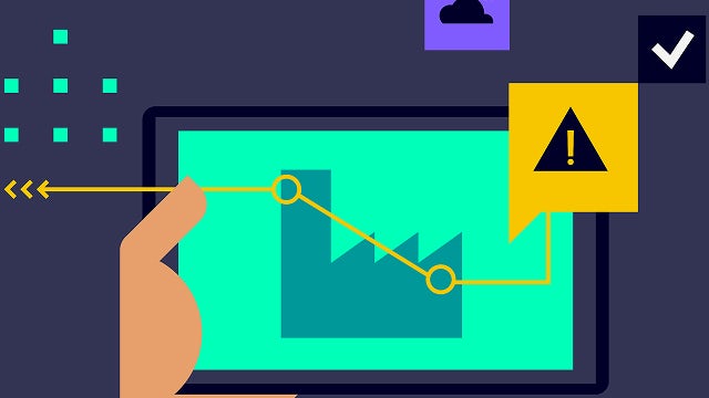 A person is working on a tablet while sitting on a chair in an outdoor area.