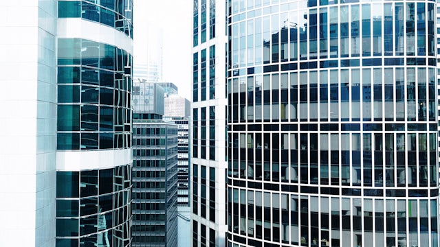 Image of buildings with a lot of windows.