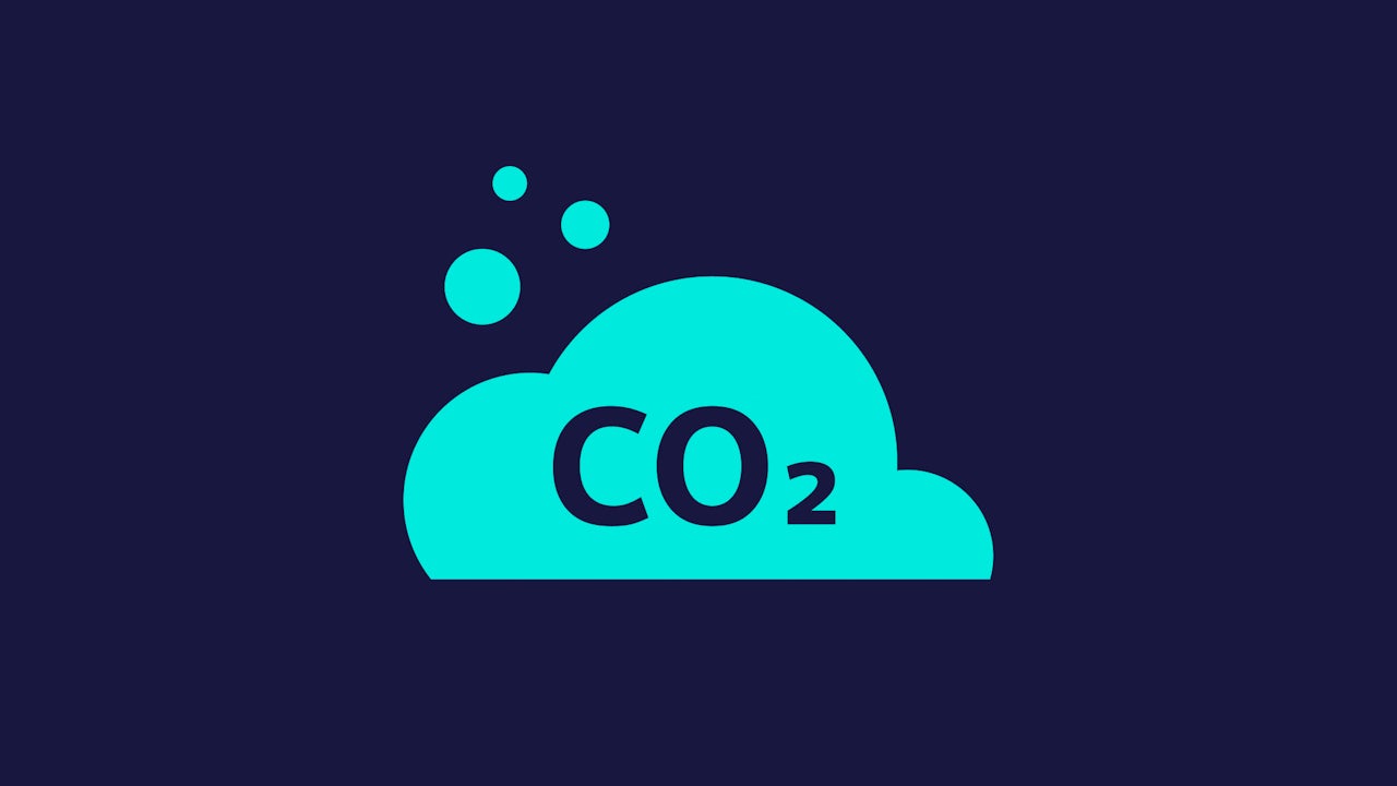 Carbon dioxide icon