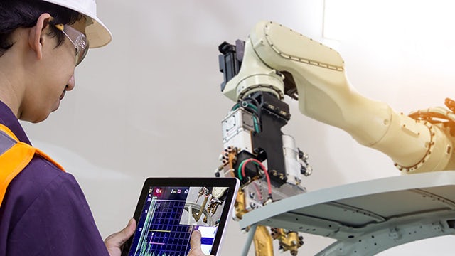 Service lifecycle management diagram with interconnected stages showing process flow and progression.