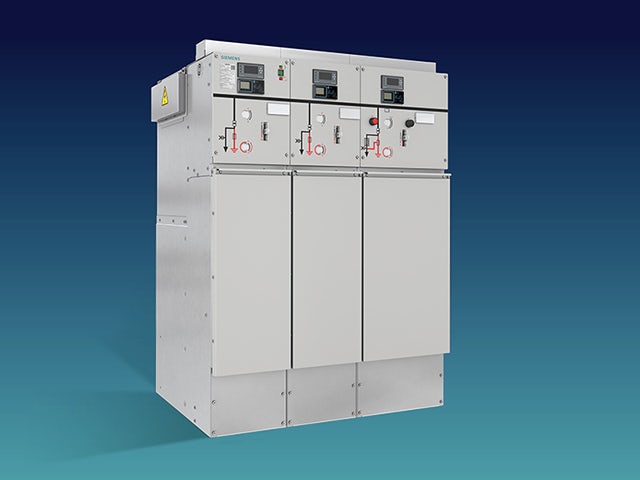 Gas-insulated switchgear 8DJH from Siemens Energy Systems solutions.