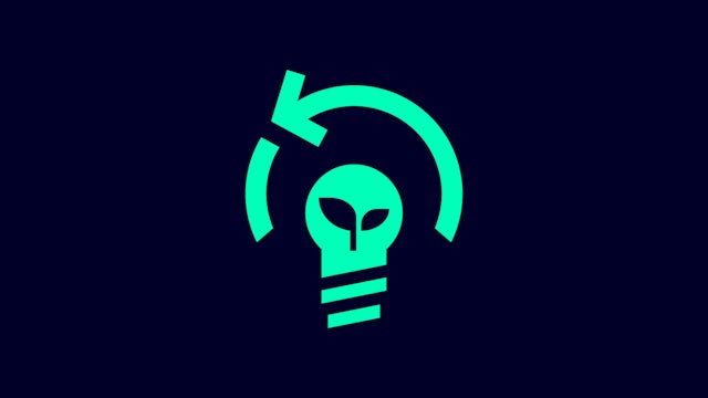 Siemens XPS icon with a growth mindset theme, featuring a stylized brain with a light bulb and a tree growing from it.