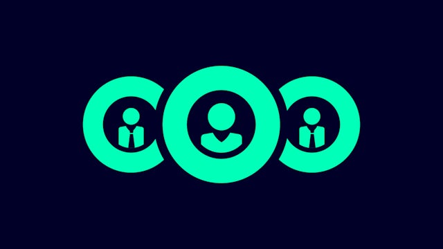 Siemens XPS icon with a top management team in a meeting.