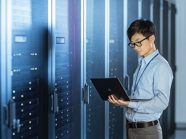 Simatic Virtualization dashboard on computer screen showing virtualized cloud infrastructure environment