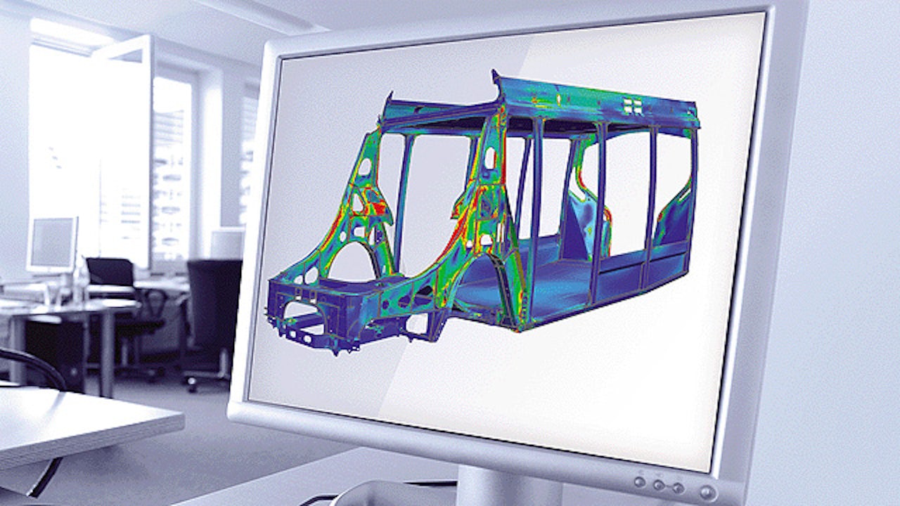 A screenshot of a Simcenter Nastran structural analysis software.