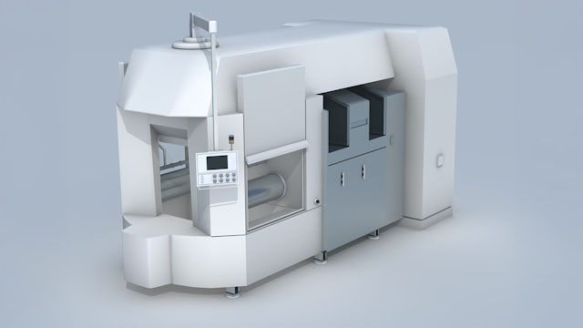 Illustration of wafer production machine