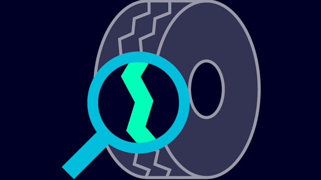 Tire quality control graphic