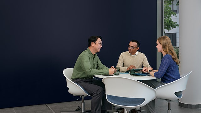 A safety feature image with a person speaking up and a speech bubble.