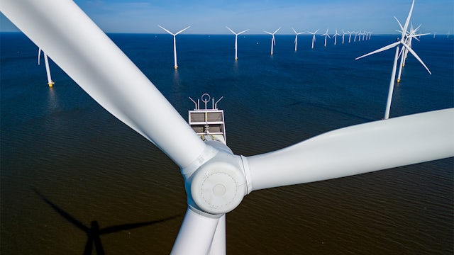 Wind turbines are being monitored using cloud-based technology.