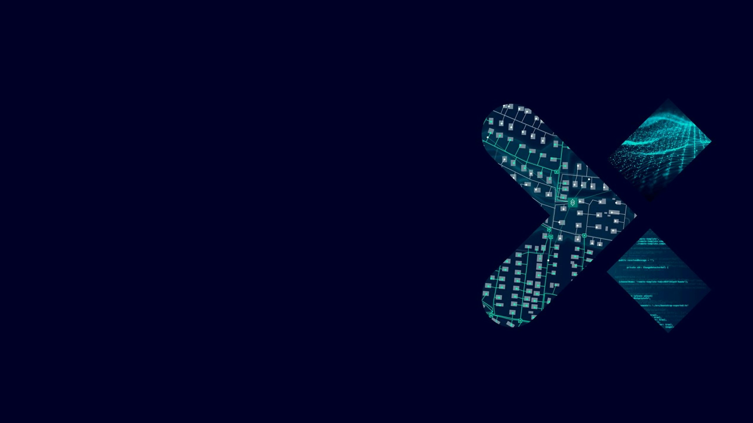 Woman in lab coat examining solar panel in futuristic laboratory setting