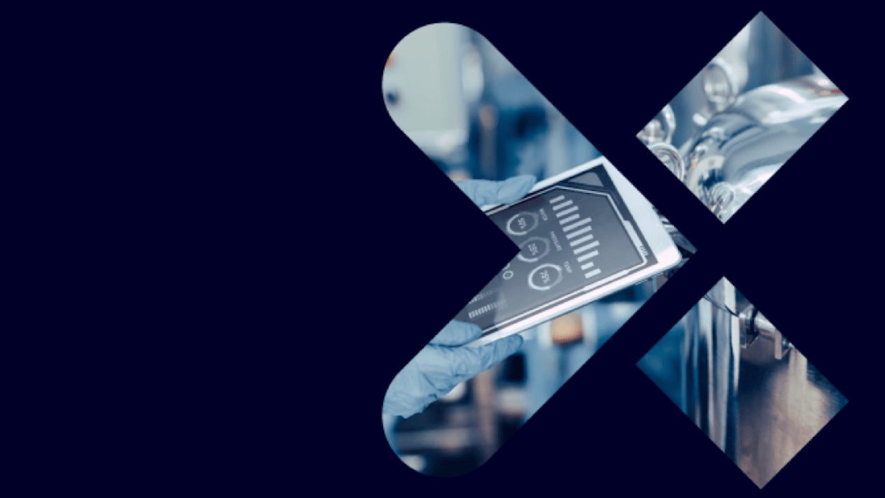 Siemens Xcelerator logo featuring a stylized 'X' with a dynamic and forward-moving design.