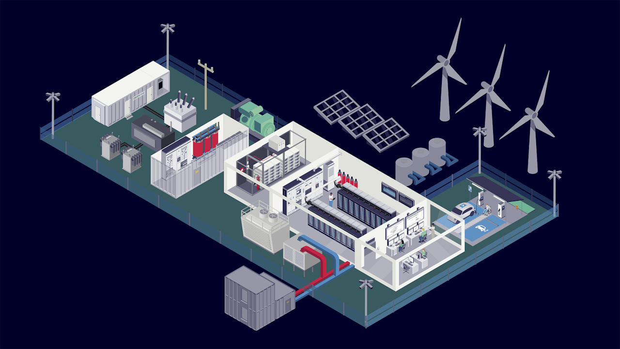 A map showing the locations of data centers around the world.